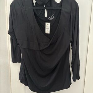 Lane Bryant Black Women's Blouse